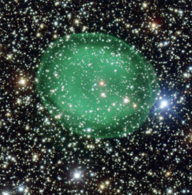 Close up of dead star