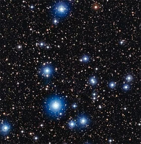 Close up of the Milky Way's
