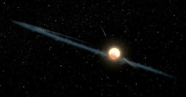 Close up of the star is said to have aliens living