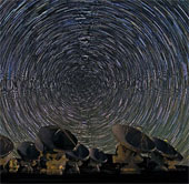 Close up of the world's largest telescope