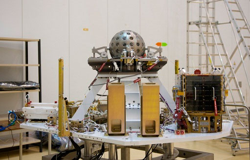 Close-up of the latest European rocket