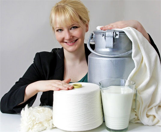 Clothes made of ... milk