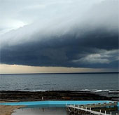 Cloud storms cover Sydney