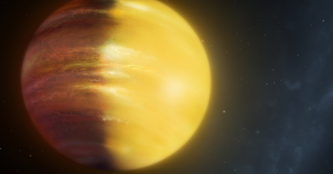 Clouds contain gems covering the planet