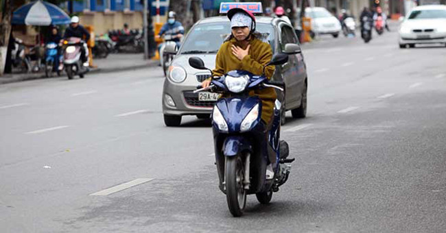 Cold air rushed in, the Northern temperature dropped below 18 degrees Celsius