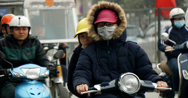 Cold air strengthened, the North was cold