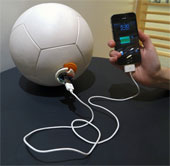 Collect energy from football