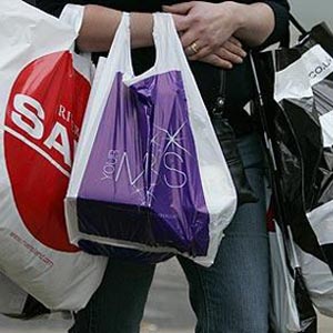 Collection of environmental taxes on plastic bags