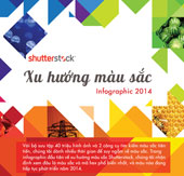 Color trends 2014 - Statistics from Shutterstock