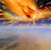 Comets cause huge fire rain on Earth