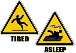 Computer alarm for drowsy miners