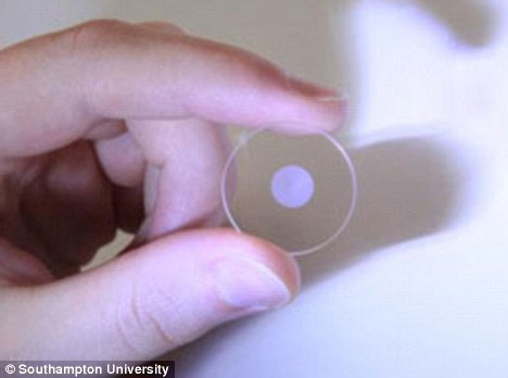 Computer memory with crystal