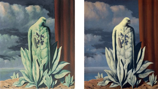 Computers were able to detect reproduced artwork