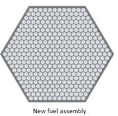 Conceptual design of large plutonium nuclear reactor