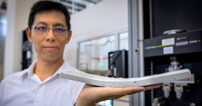 Concrete bending - this kind of material can create revolution in the construction industry