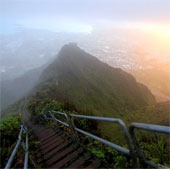 Conquer the world famous 'stairs to heaven'