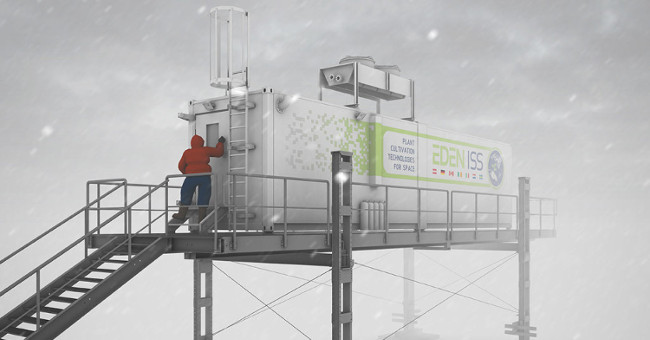 Container farms tested in Antarctica before going up ... Mars
