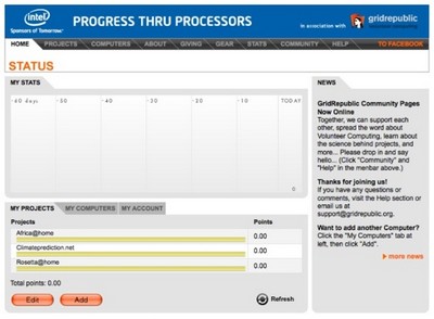 Contribute to the community with your own CPU