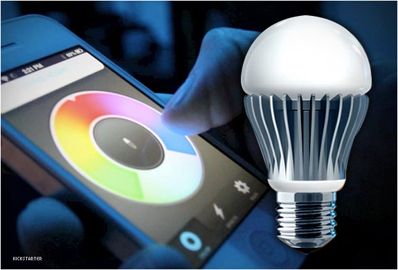 Control the light bulb by phone