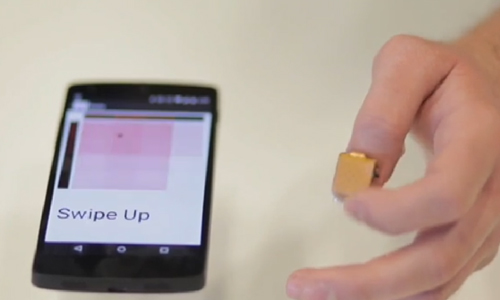 Control your phone with your fingernail