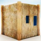 Convenient with a unique storm-proof house