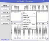 Convert audio in flash file to MP3