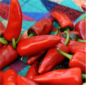 Cool the body and eat sweet peppers to help