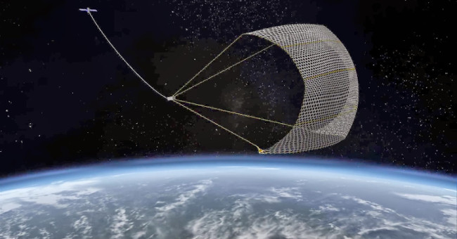 Cosmic garbage alarm from space exploration projects
