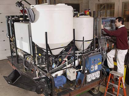 Create fuel from garbage filters and leftovers