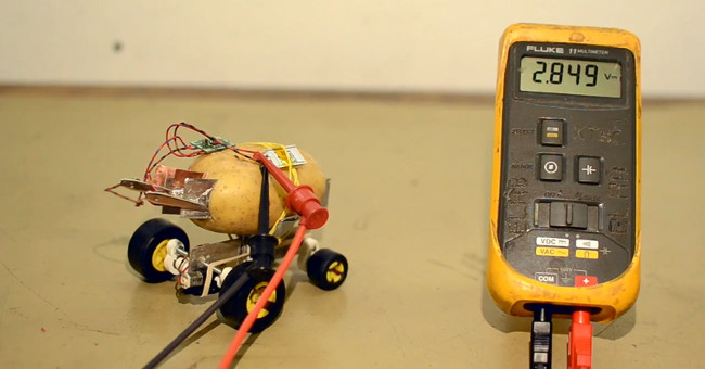 Creativity is boundless: the first self-propelled potato in the world