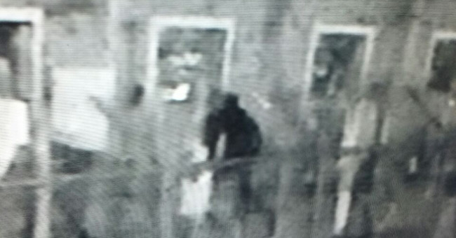 Crying when I see the black shadow floating through the wall in the prison