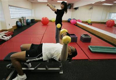 Cure breast cancer with ... weight training