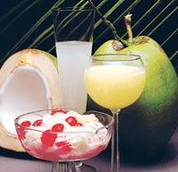 Cure with coconut water