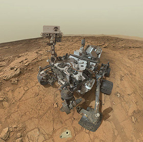 Curiosity sees the strange animal skeleton on Mars
