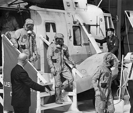 Customs clearance after reaching the moon