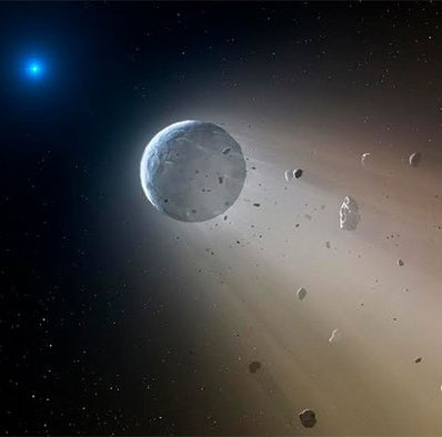 Dance of the dead planet signals life