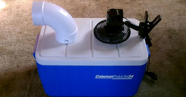 Dangerous health threat when using homemade cold fans