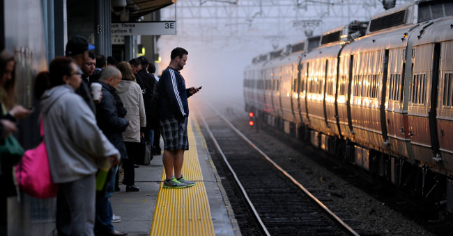 Dangerous that no one knows because the fault waiting for the train is not correct