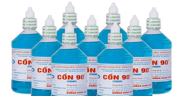 Dangerous when drinking and using alcohol 90 degrees of antiseptic