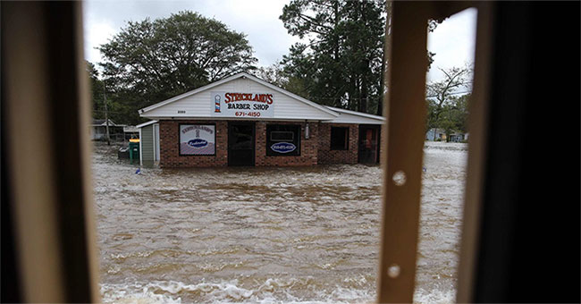 Deadly dangers inside the floodwaters after super typhoon Florence