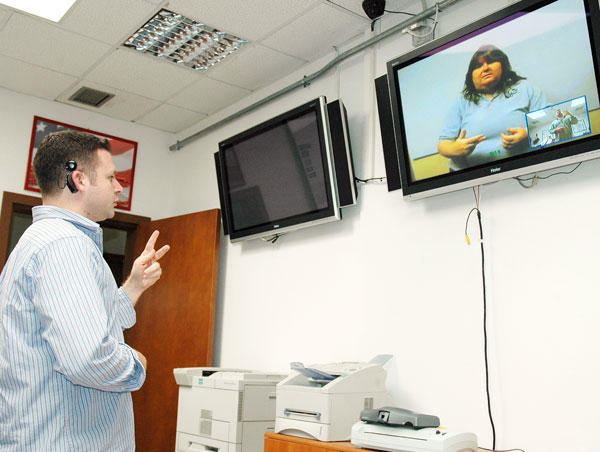 Deaf people use the auditory cortex