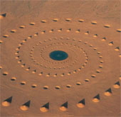 Decipher the mysterious sign in the Egyptian desert