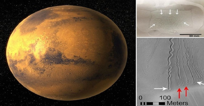 Decipher the mysterious wavy grooves on Mars
