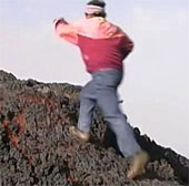 Decipher the mystery who runs on molten lava