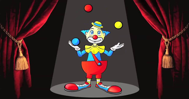 Decipher the obsession of clown characters