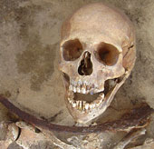 Decode the grave 'vampire' in Poland