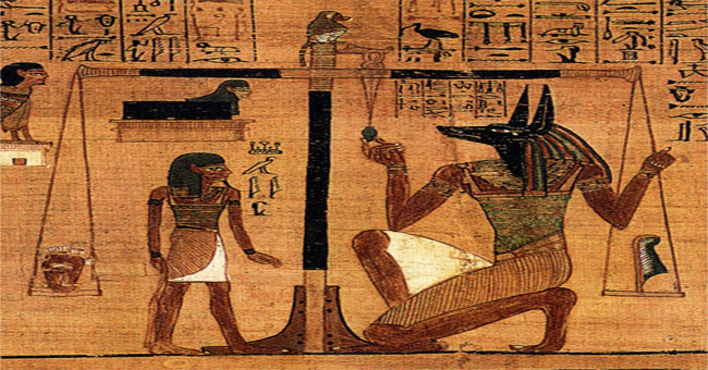 Decode the mission of each god associated with the image of dogs