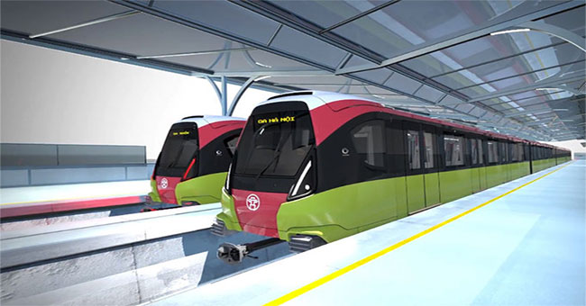 Design of 10 Metro trains in Hanoi