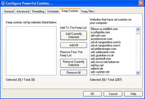 Destroy effective cookies with Powerful Cookies