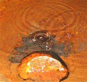 Detected 3 billion years old water